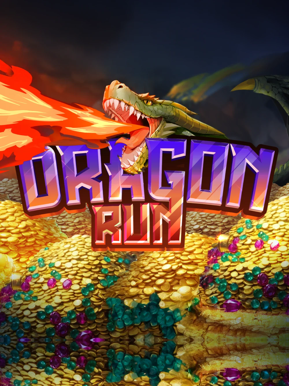 Carrera de dragones con estilo epico y premios en pantalla.